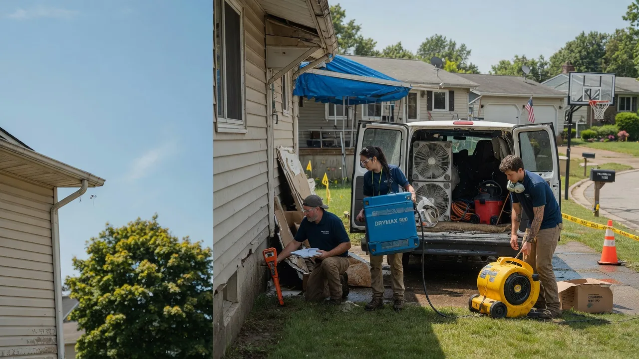Ceiling Leak Cleanup in Millfield, OH near me