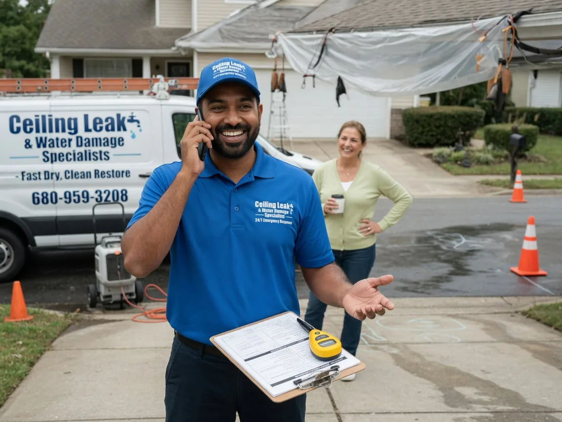 Ceiling Leak Cleanup Millfield, OH FAQs